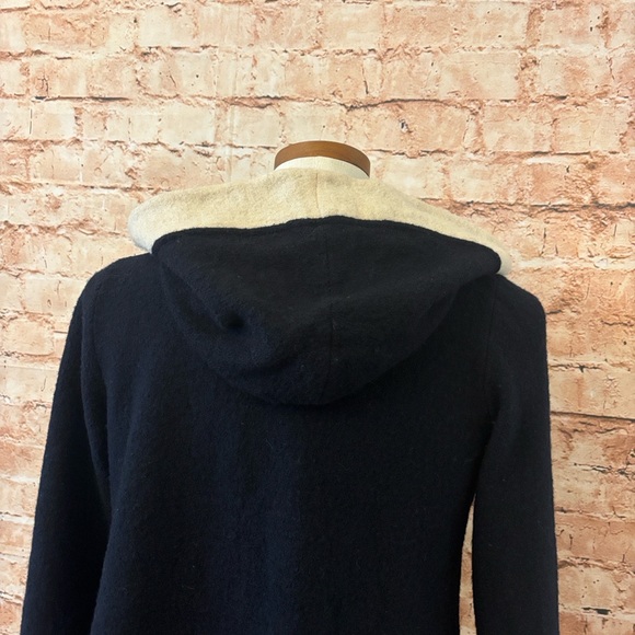 Anthropologie Rosie Neira color block, wool, hooded cardigan - Picture 7 of 10